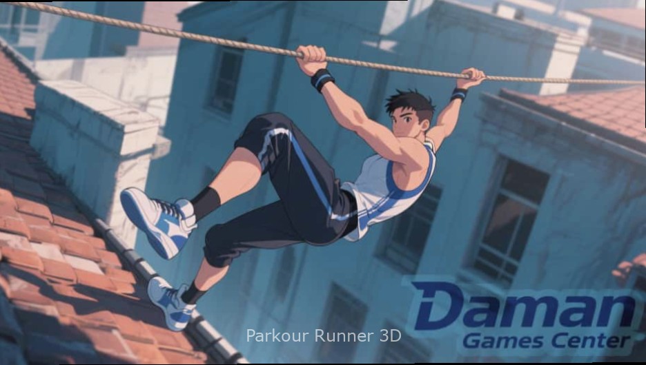 Parkour Runner 3D Controls and Gameplay Parkour Runner 3D gameplay showing various control gestures and in-game actions